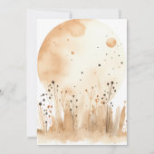 Invitation C'est une Fête de Naissance pour Bébé Animal Neutr (Dos)