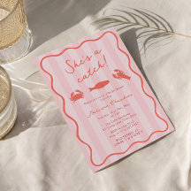 C'est une Fête des mariées de langouste rose et or