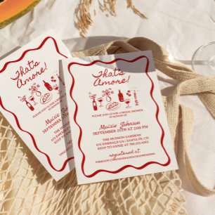 Invitation C'est une Fête des mariées inspirée par le françai