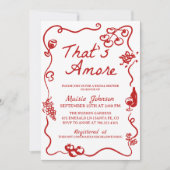 Invitation C'est une Fête des mariées inspirée par le françai (Devant)