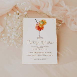 Invitation C'est une Fête des mariées italienne Amore