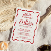 Invitation C'est une Fête des mariées italienne Amore