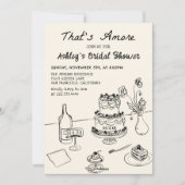 Invitation C'est une Fête des mariées italienne tirée à la ma (Devant)