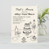 Invitation C'est une Fête des mariées italienne tirée à la ma (Debout devant)