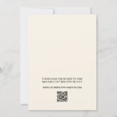 Invitation C'est une Fête des mariées italienne tirée à la ma (Dos)