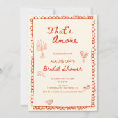 Invitation C'est une Fête des mariées italienne tirée à la ma (Devant)