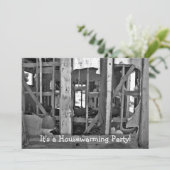 Invitation C'est une fête du réchauffement de la maison ! des (Debout devant)