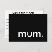 Invitation c'est une fête surprise ! (Devant / Derrière)