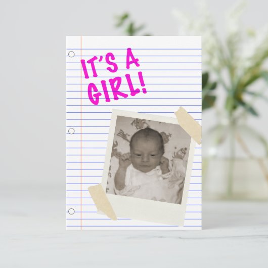 Invitation c'est une fille (Debout devant)