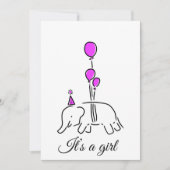 Invitation C'est une fille (Devant)