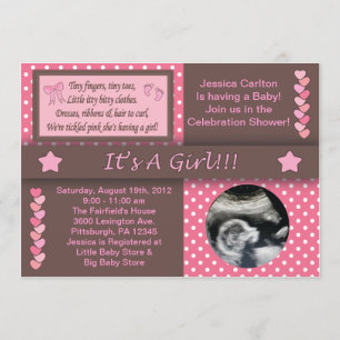 Invitation C'est une fille