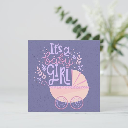 Invitation C'est une fille (Debout devant)