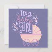 Invitation C'est une fille (Devant)