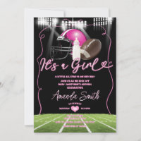 C'est une fille de football américain avec Baby sh
