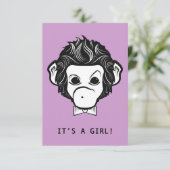 Invitation c'est une fille ! lil singe (Debout devant)