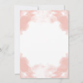 Invitation C'est une fille Safari Animaux Baby shower Invitat (Dos)