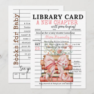 Invitation C'est une fille ! Une nouvelle étape : Baby Shower