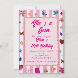 Invitation C'est une Gem Anniversaire 