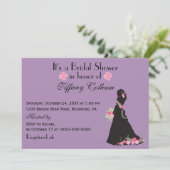 Invitation C'est une mariée de Fête des mariées Silhouette Pu (Debout devant)