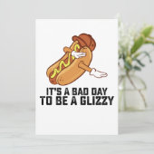 Invitation C'est une mauvaise journée pour être un Glizzy (Debout devant)