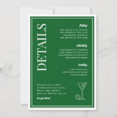 Invitation C'est une parfaite Match Tennis Bachelorette (Dos)