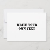 Invitation C'est une partie de Purim (Dos)