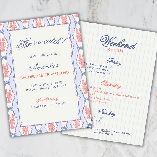 Invitation C'est une prise de weekend de célibataire méditerr