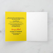 Invitation C'est vos lignes 2 coutume dégrossie de la partie (Intérieur)