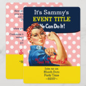 Invitation C'est votre approvisionnement personnalisé de (Devant / Derrière)