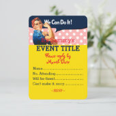 Invitation C'est votre approvisionnement personnalisé de (Debout devant)