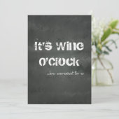 Invitation C'est Wine O'Clock (Debout devant)