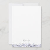 Invitation Cet élégant anniversaire de mariage (Dos)