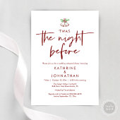 Invitation C'Était La Nuit Avant Le Dîner De La Répétition Ma