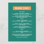 Invitation Cette épouse est une showgirl, dernière représenta (Dos)