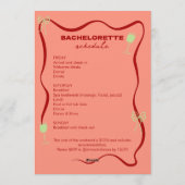 Invitation Cette épouse est une soirée de filles de bachelore (Dos)