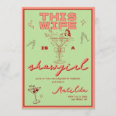 Invitation Cette épouse est une soirée de filles de bachelore (Devant)