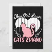 Invitation CETTE FILLE AIME LES CHEVAUX Équitation Équestre c (Dos)