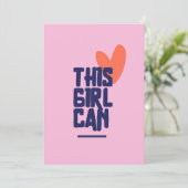 Invitation Cette fille peut (Debout devant)