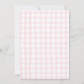 Invitation Cette petite poulette fête son premier anniversair (Dos)