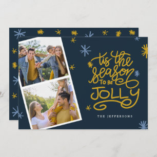 Invitation Cette saison sera Jolly Photo Holiday Card