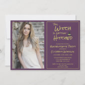 Invitation Cette Sorcière Se Fait Bachelorette Fête (Devant)