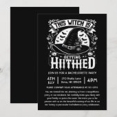 Invitation Cette Sorcière se Marie (Devant / Derrière)