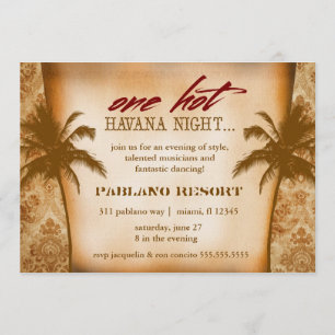 Invitation CG One Hot Havana Night
