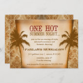 Invitation CG Une Soirée D'Été Chaude (Devant / Derrière)
