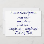 Invitation Chag Chanukkah Sameach - Joyeux Chanukkah ! (Dos)