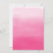 Invitation Chaîne blanche éclaire rose Ombre doux 16 Partie (Dos)