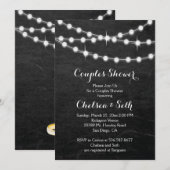 Invitation Chaîne d'Arrière - plan de tableau de bord lumineu (Devant / Derrière)