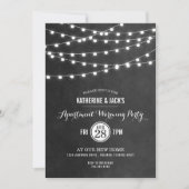 Invitation Chaîne de charbon de bois Éclairage Appartement Pa (Devant)