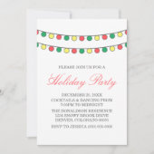 Invitation Chaîne de jour férié de l'Invitation de la fête de (Devant)