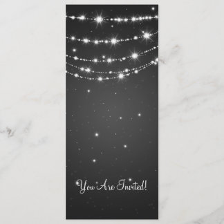 Invitation Chaîne de mariage élégante noire